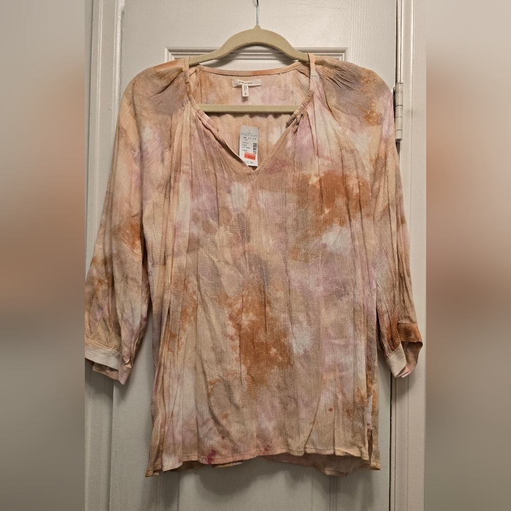 Maurices Pastel Tie-Dye Blouse